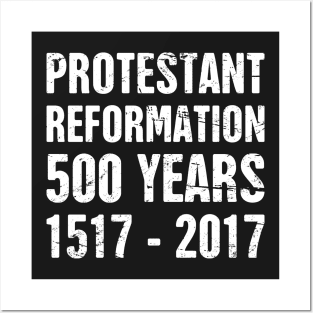 500 Year Anniversary Lutheran Protestant Reformation Posters and Art